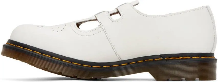 Dr. Martens White Smooth 8065 Mary Jane Oxfords