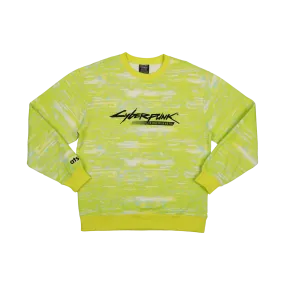 Edgerunner Lime Crew Neck Sweatshirt