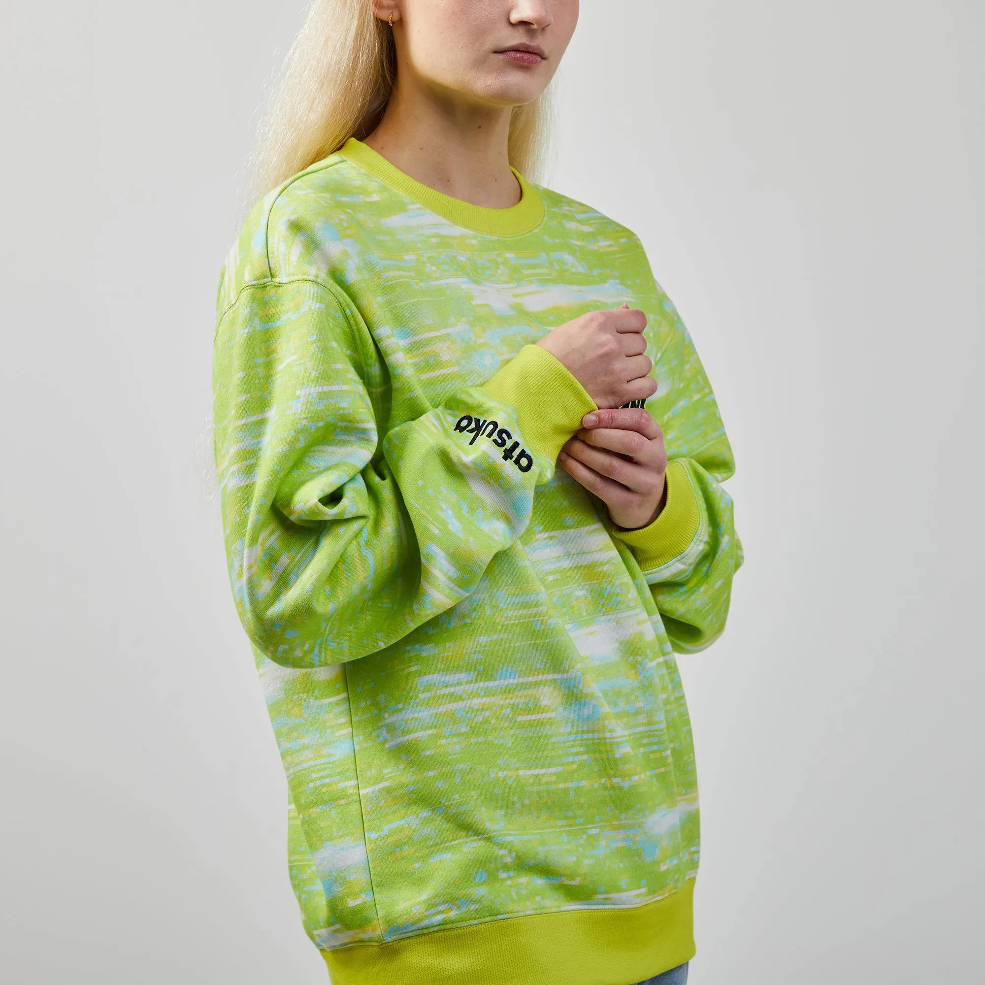 Edgerunner Lime Crew Neck Sweatshirt