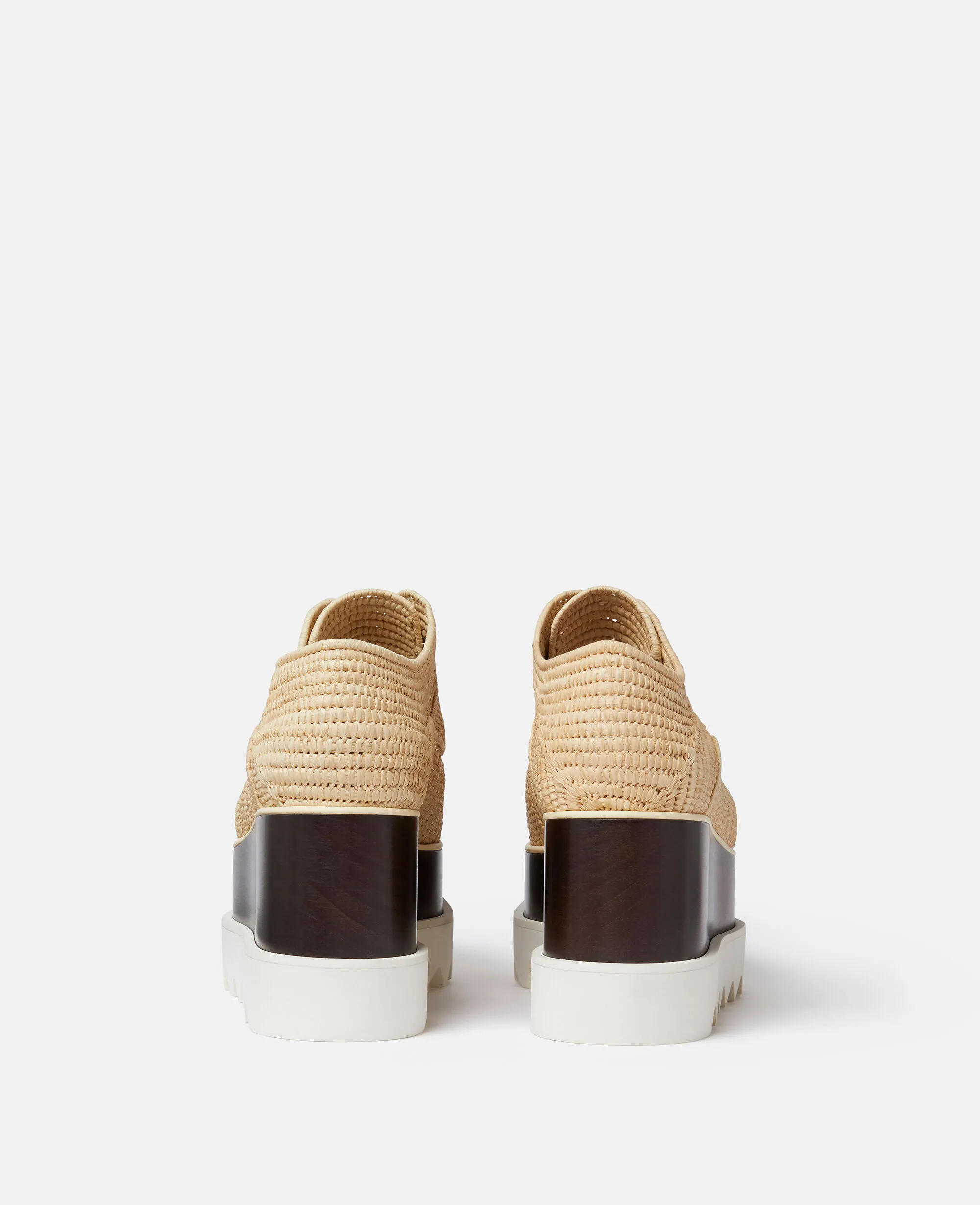 Elyse Raffia Platform Shoes 