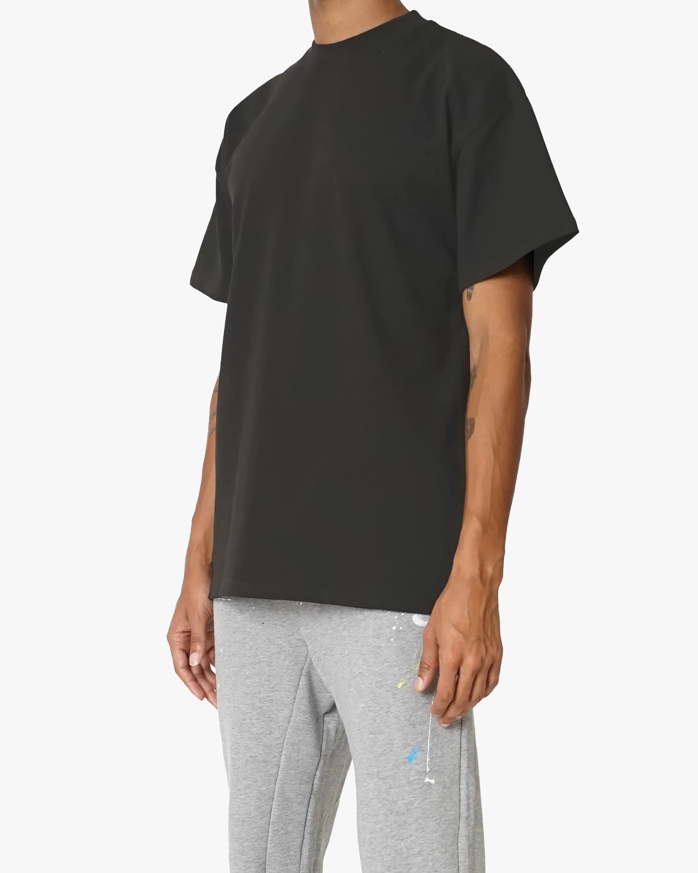 EPTM BIG N TALL PERFECT BOXY TEE-CHARCOAL