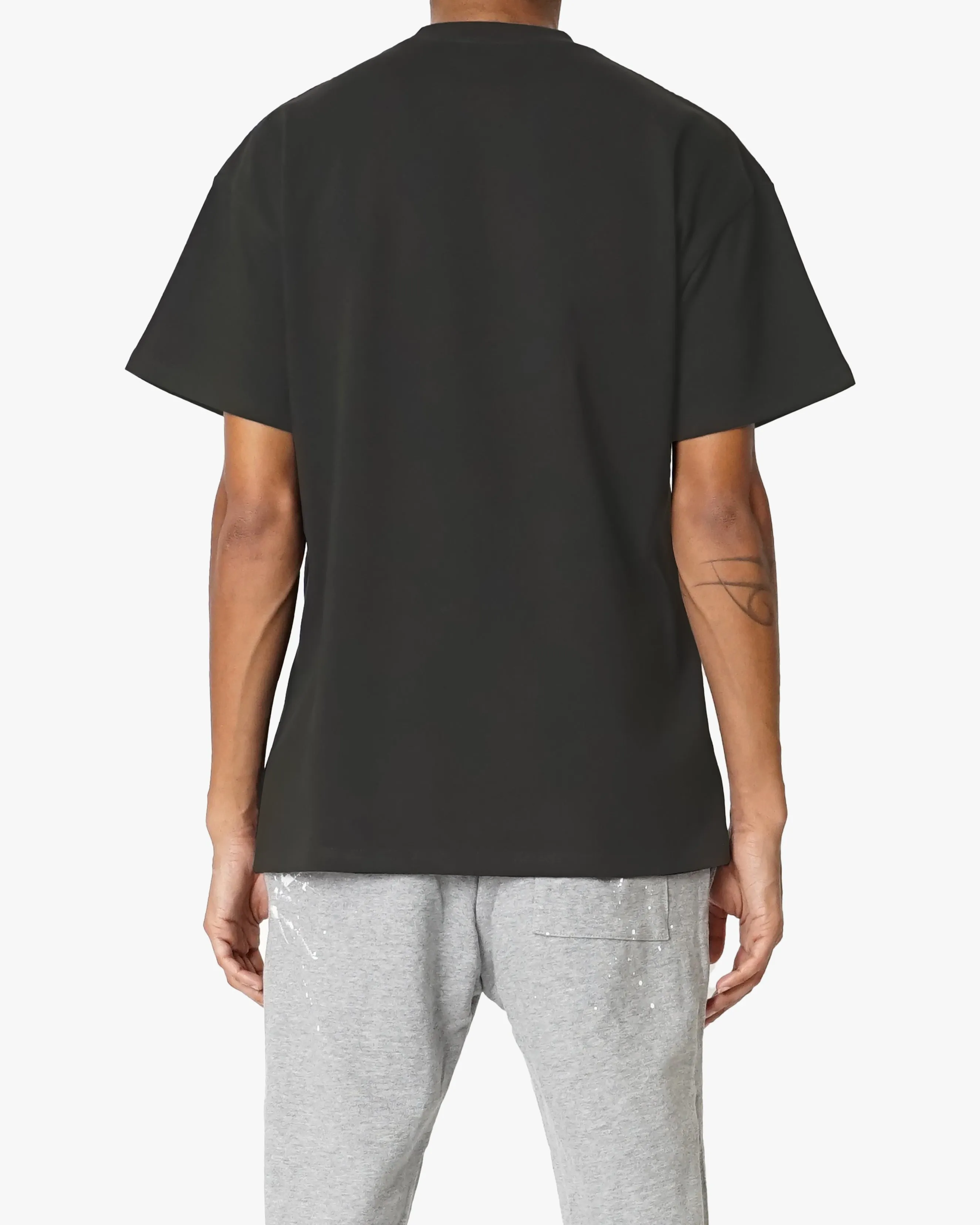 EPTM BIG N TALL PERFECT BOXY TEE-CHARCOAL