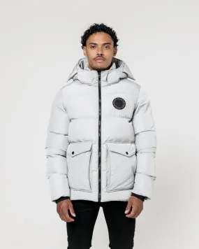 Essentials Puffer Jacket - Ice Grey