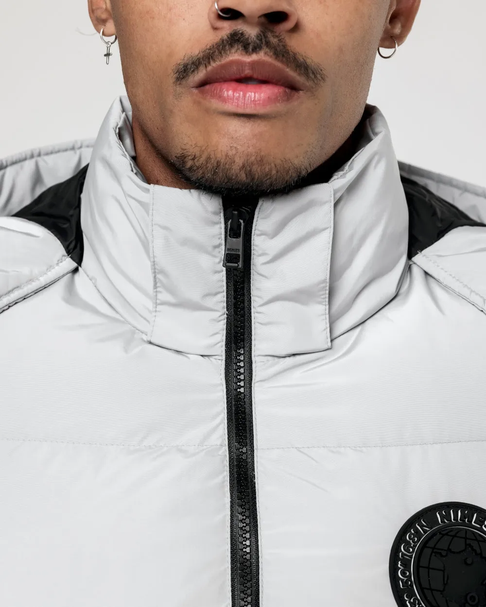 Essentials Puffer Jacket - Ice Grey