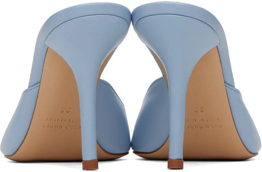 GIABORGHINI Blue Pernille Teisbaek Edition Perni 04 Heeled Mules