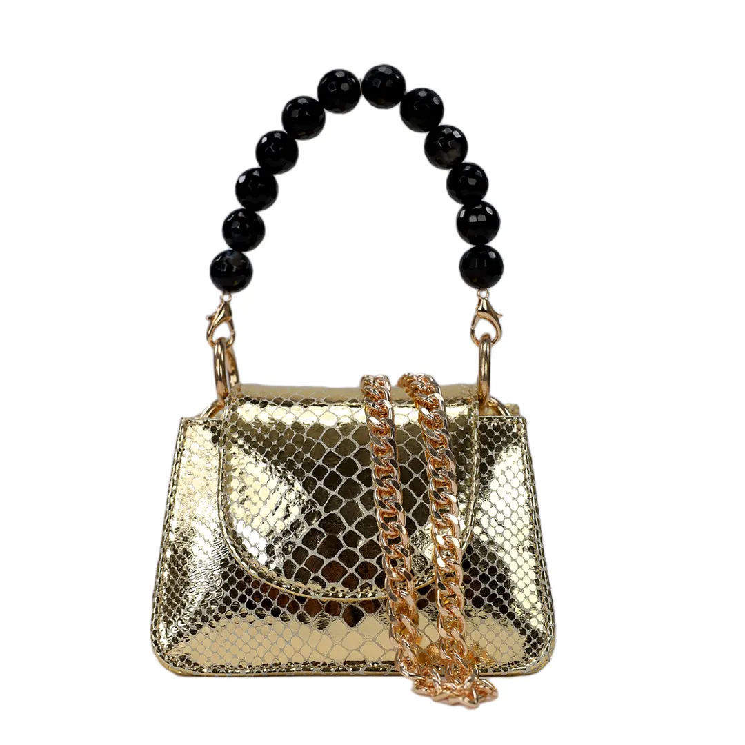 Horra - Metallic Gold - Mini Bag