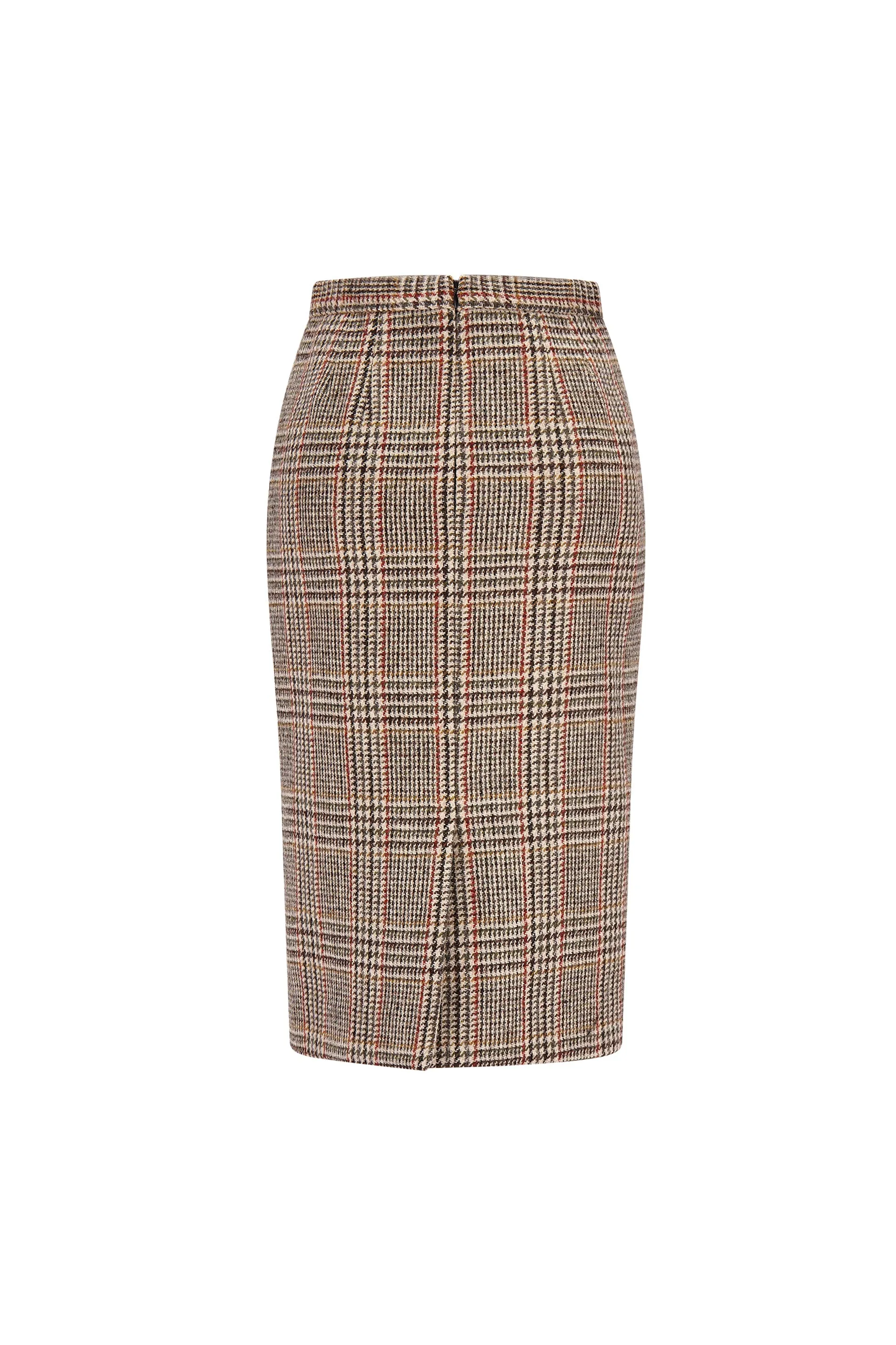 'HOUNDSTOOTH' CLASSIC PENCIL SKIRT