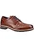 Hush Puppies Tan Jayden Brogues