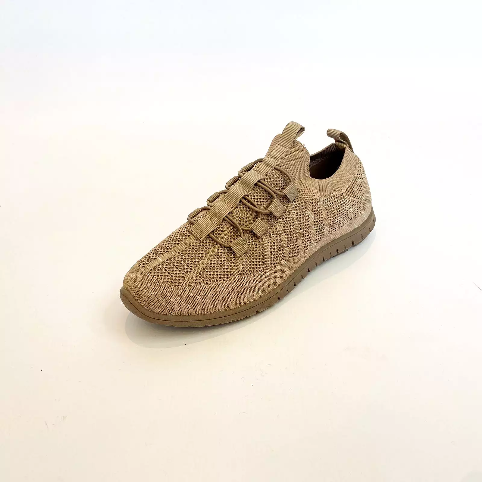 Hush Puppies taupe nansia slip on sneaker