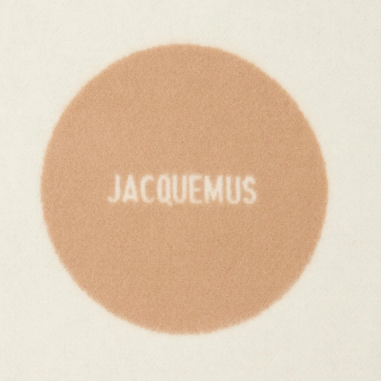 JACQUEMUS Le Rond Logo Scarf - Multi-Beige