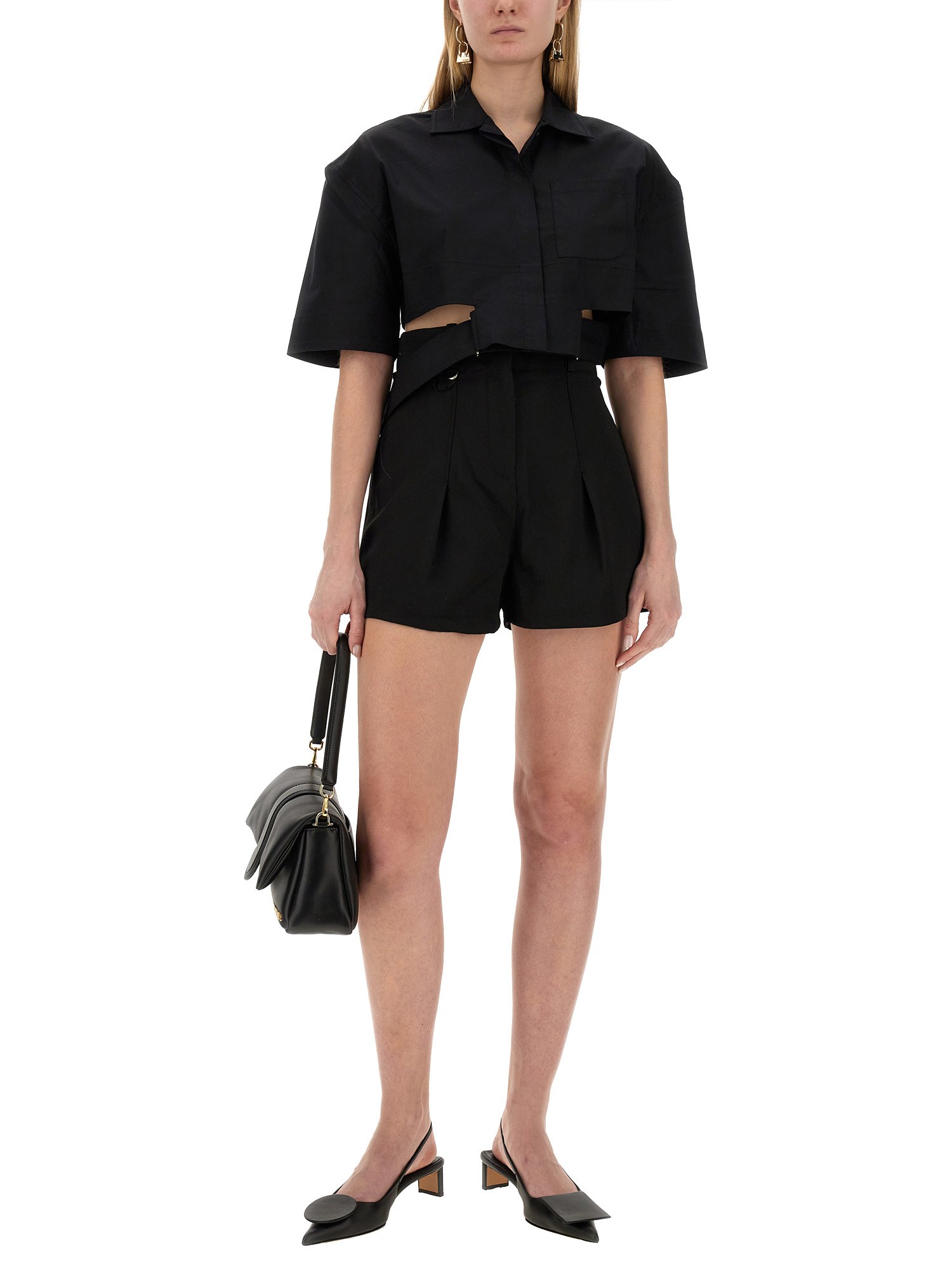 JACQUEMUS    WOOL BARI SHORTS