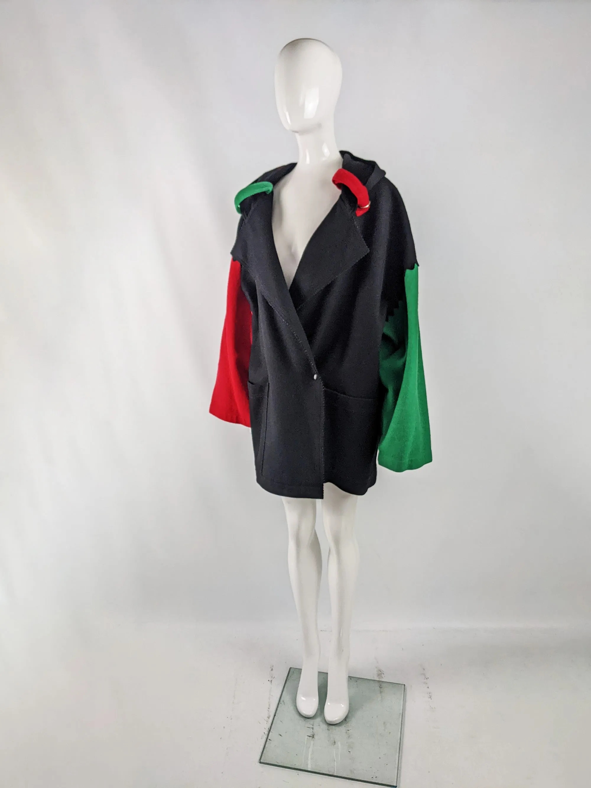 JC de Castelbajac Vintage Ko & Co Oversized Wool Coat, 1980s