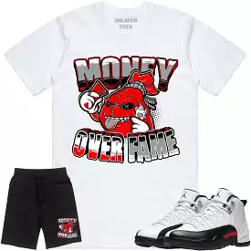 Jordan 12 Red Taxi 12s Sneaker Outfit - RED MOF