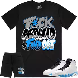 Jordan 9 Powder Blue 9s Sneaker Outfit - POWDER BLUE F#CK