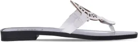 Karl Lagerfeld KL Ring flip flops White