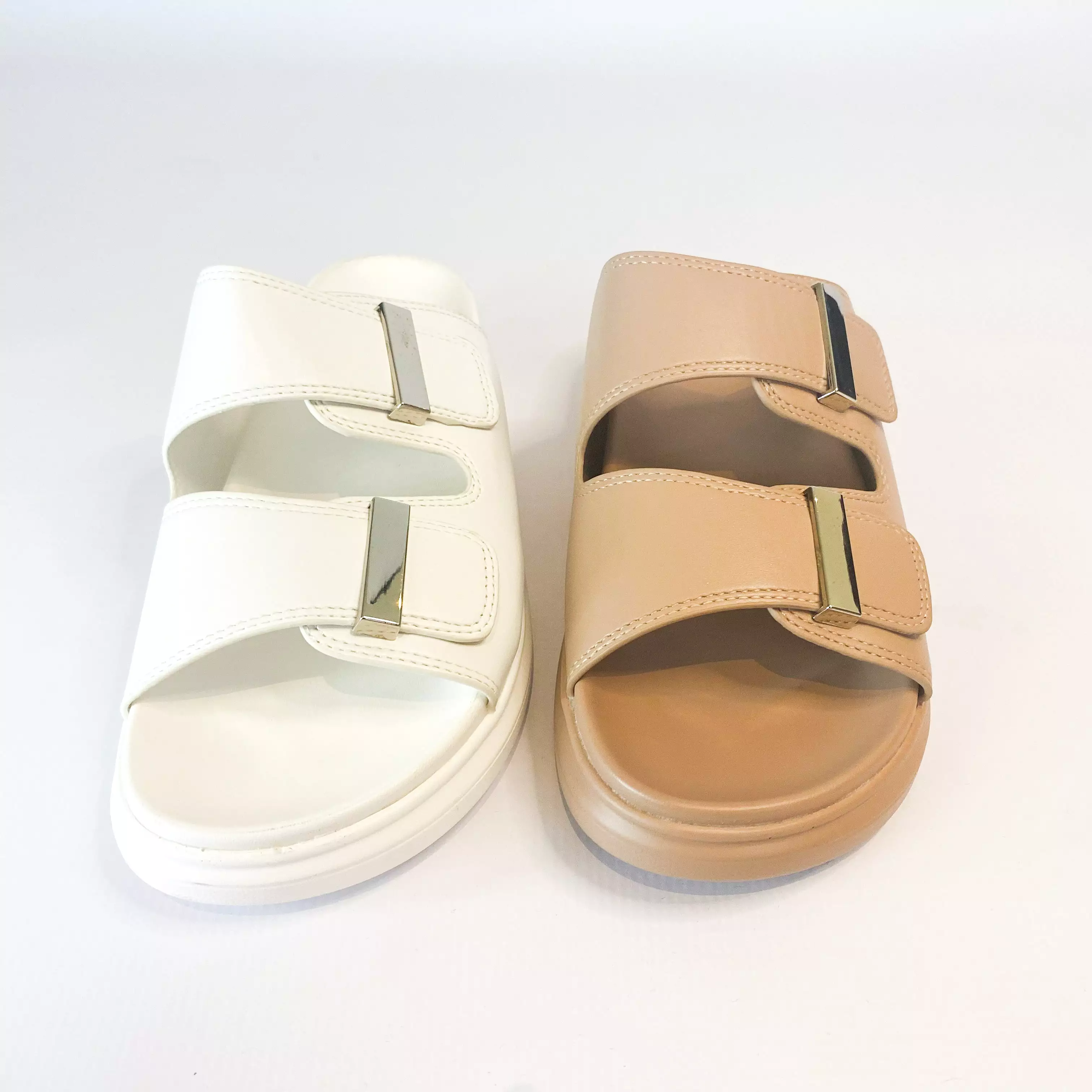 KG beige double strap sandal