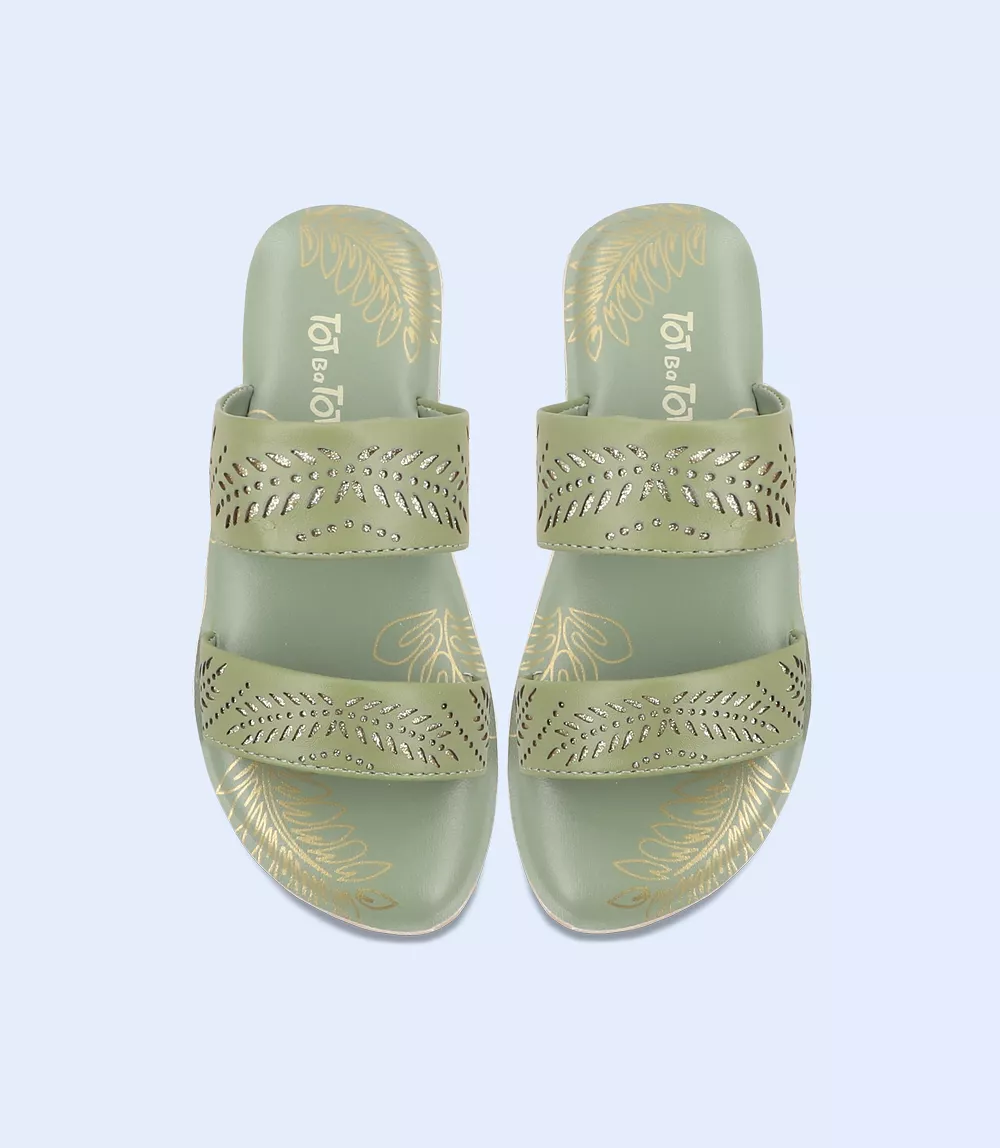 KG0131-Mint-Girls Slipper