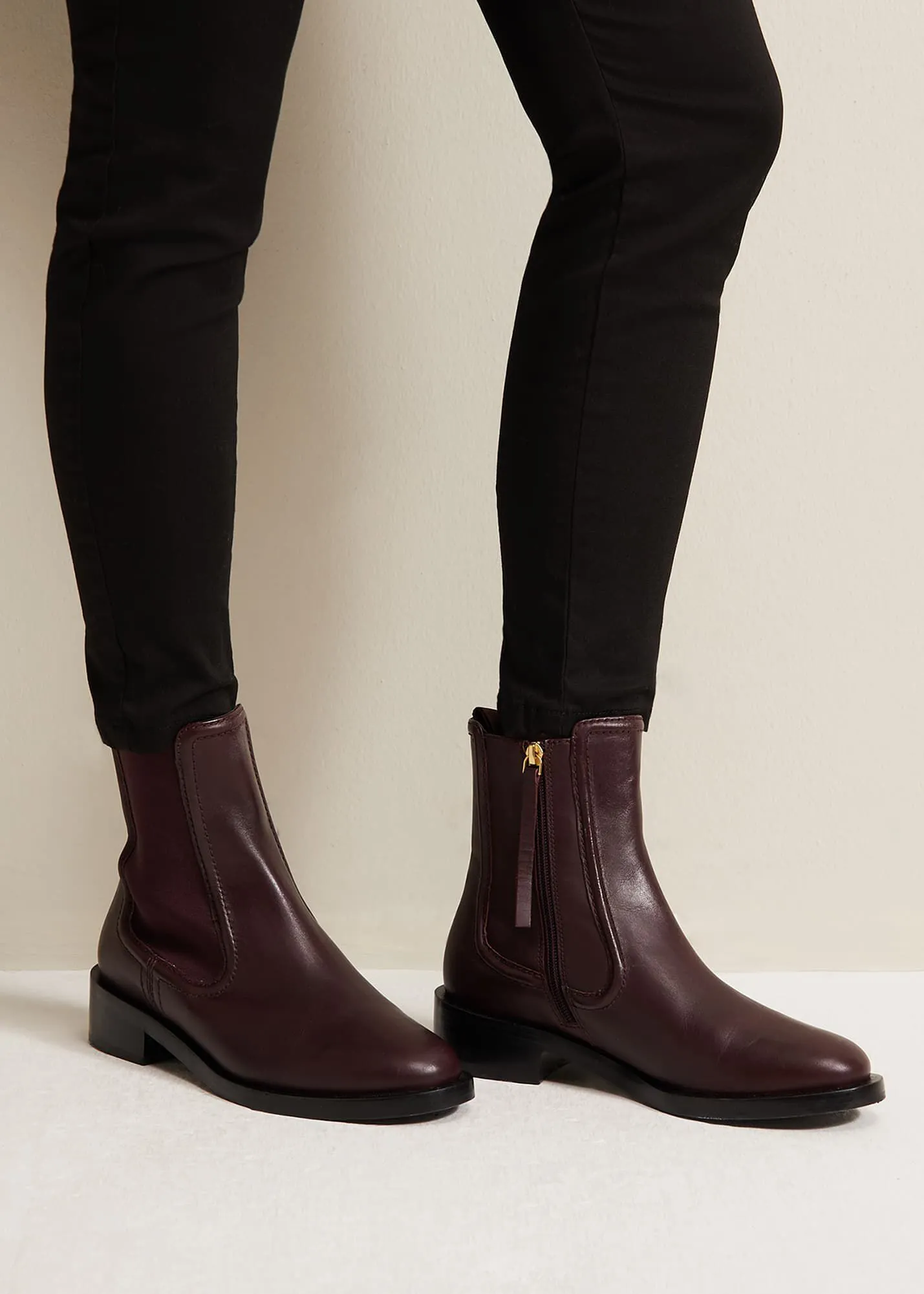 Leather Ankle Boots