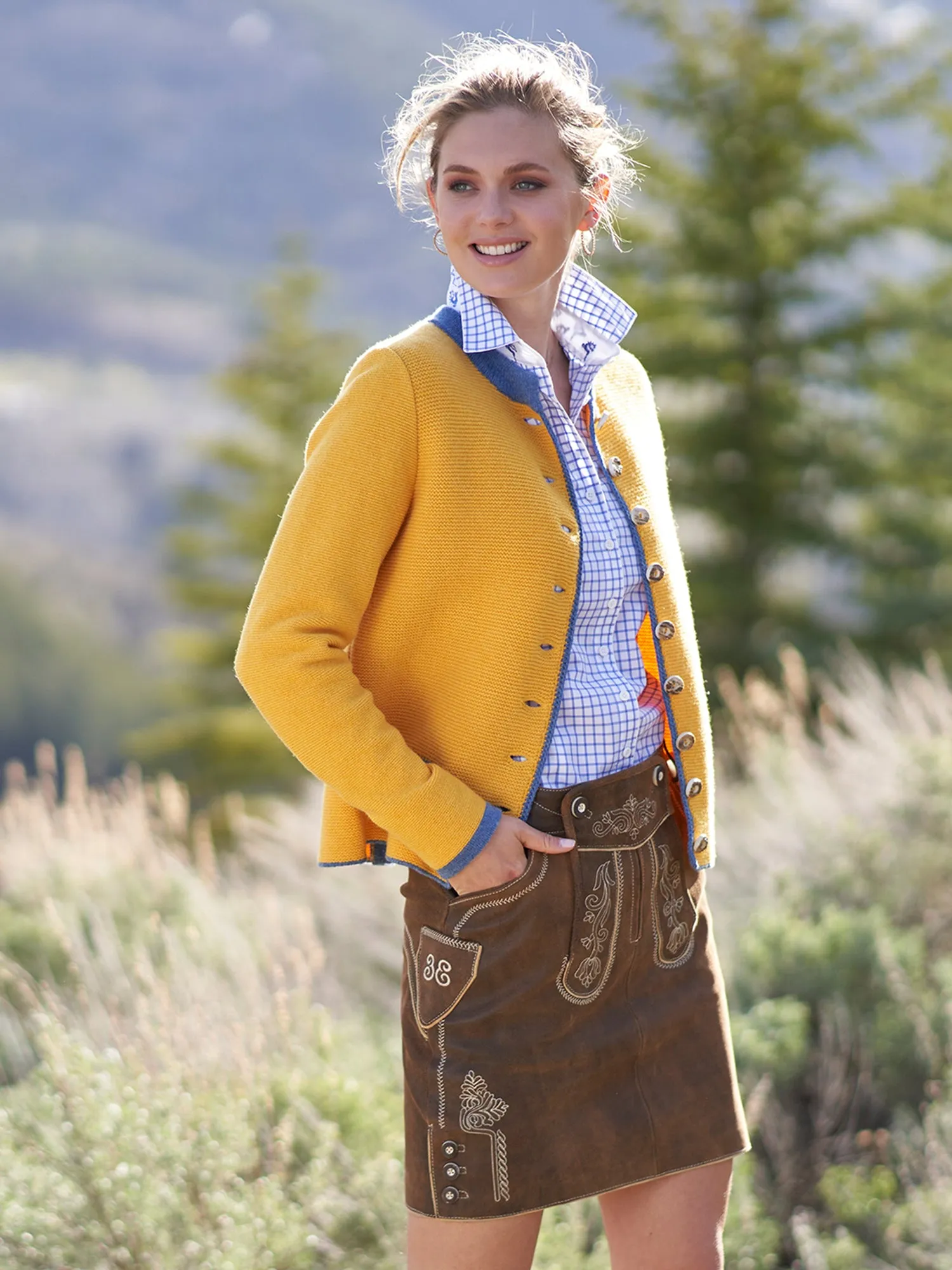 Lederhosen Suede Skirt