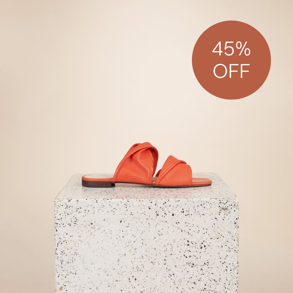 Lido - Sorbet Nappa Sandals SAMPLE SALE - FINAL SALE