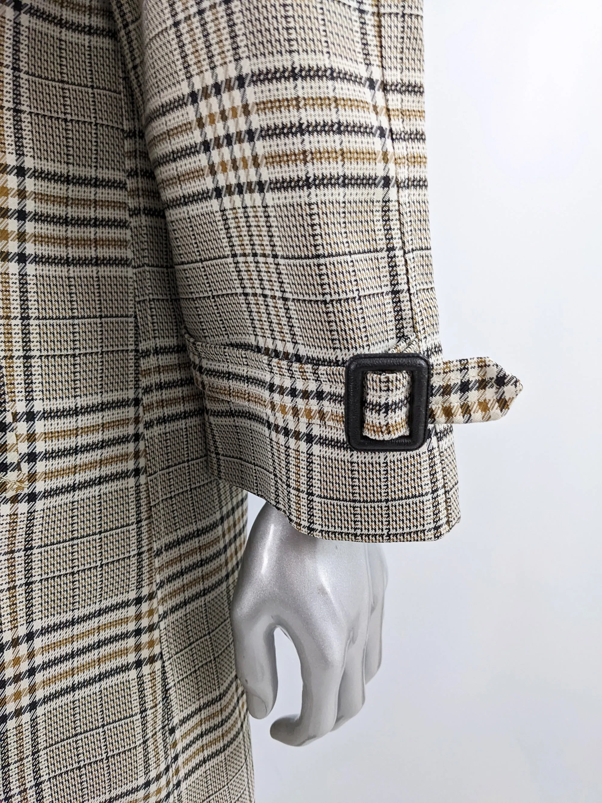 London Fog Vintage Mens Checked Coat, 1960s