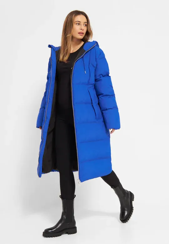 Long Hooded Puffer Jacket