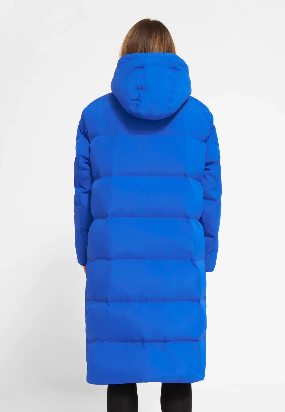 Long Hooded Puffer Jacket