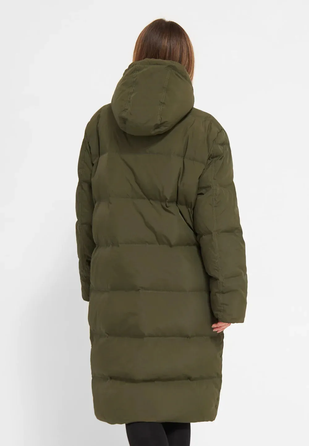 Long Hooded Puffer Jacket