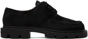 Maison Margiela Black Calf Hair Oxfords