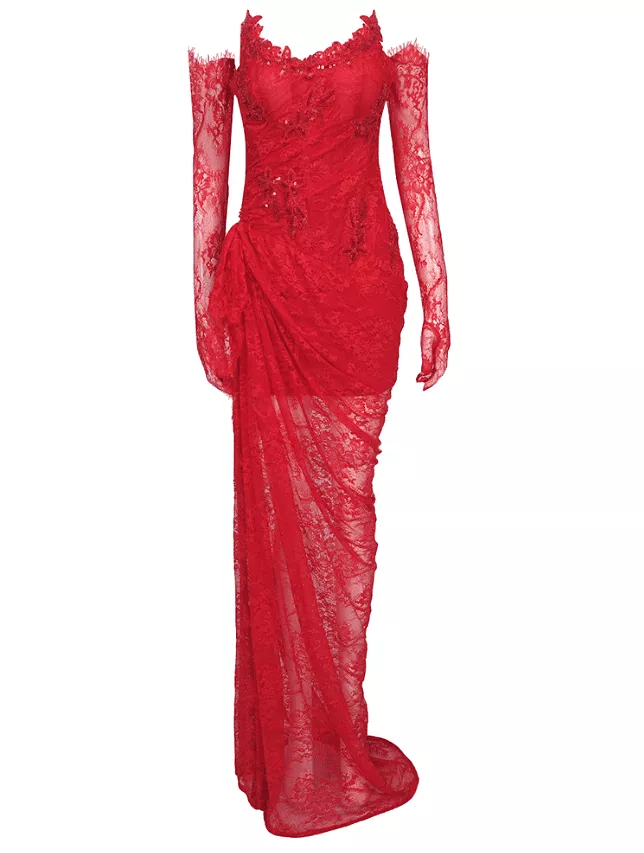 Maro Red Maxi Dress