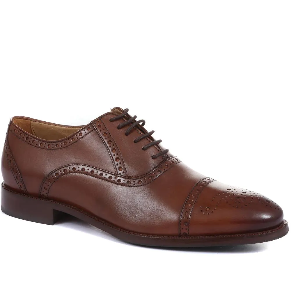 Maynard Leather Oxford Brogues - MAYNARD / 27254364