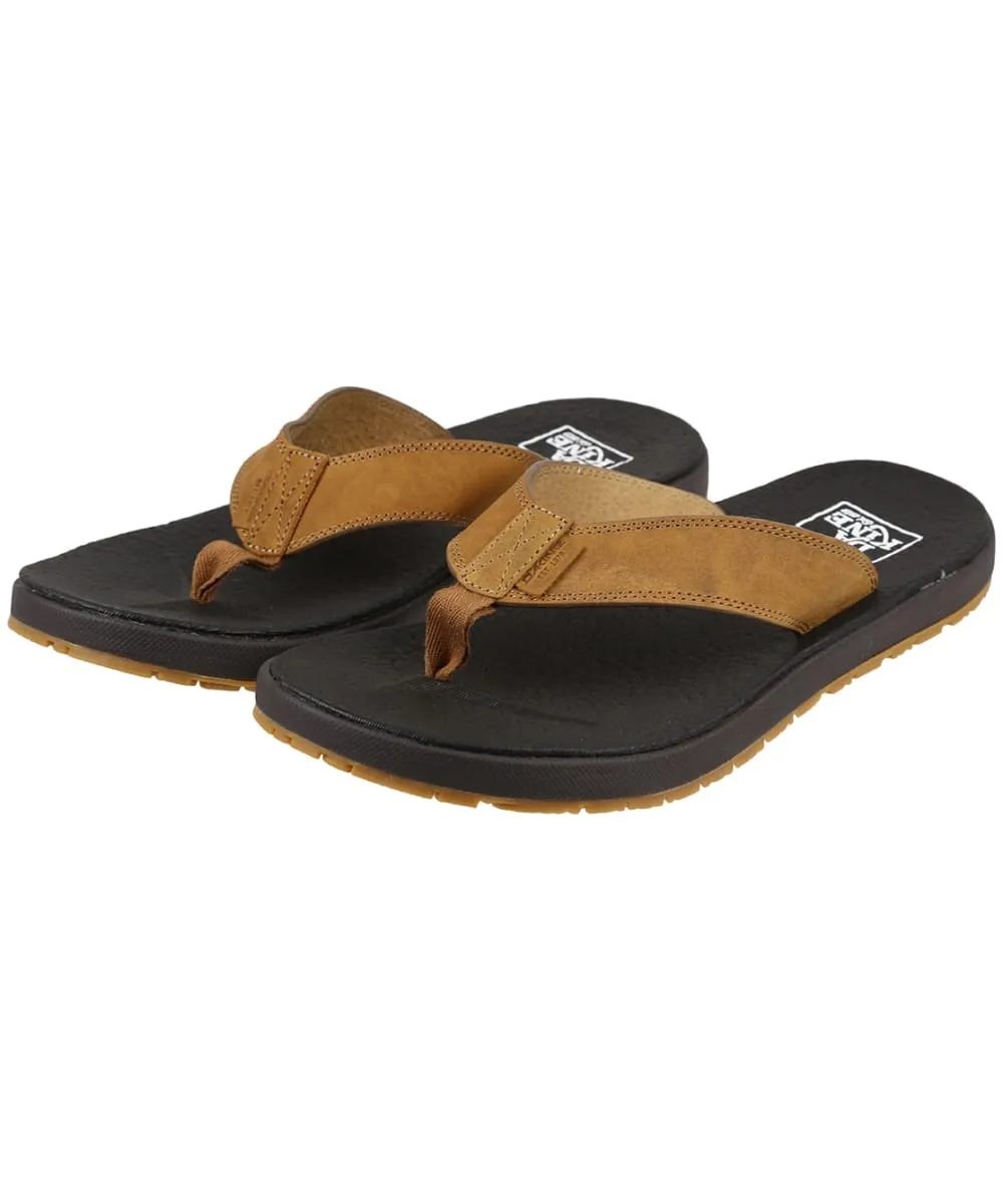 Men's Dakine No Ka'oi Leather Flip Flops