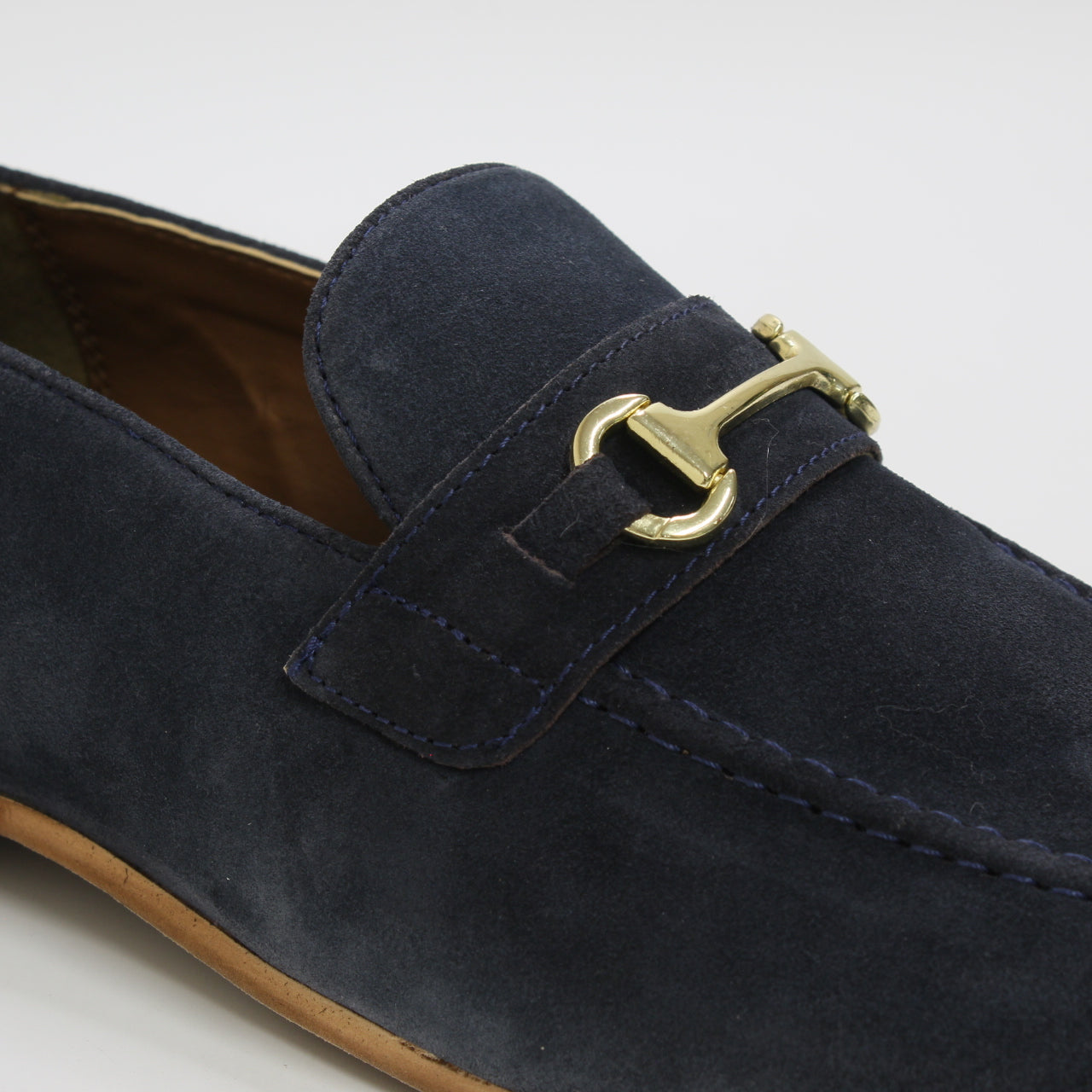 Mens Walk London Terry Trim Loafer Navy Suede Uk Size 10