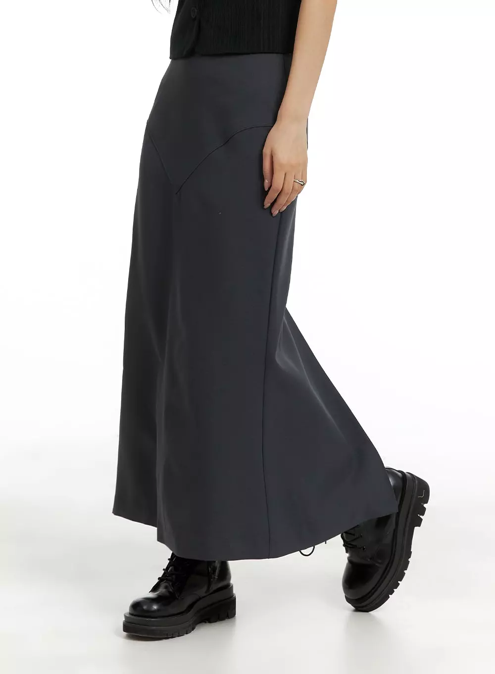 Mermaid Cut Maxi Skirt CM426