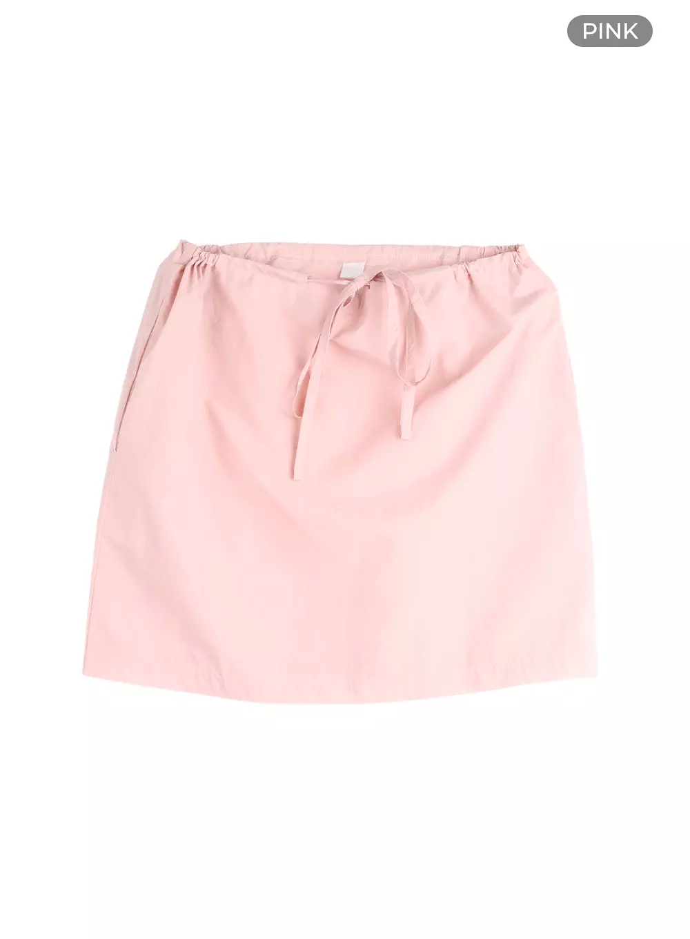 Mid Waist Drawstring Mini Skirt CM413