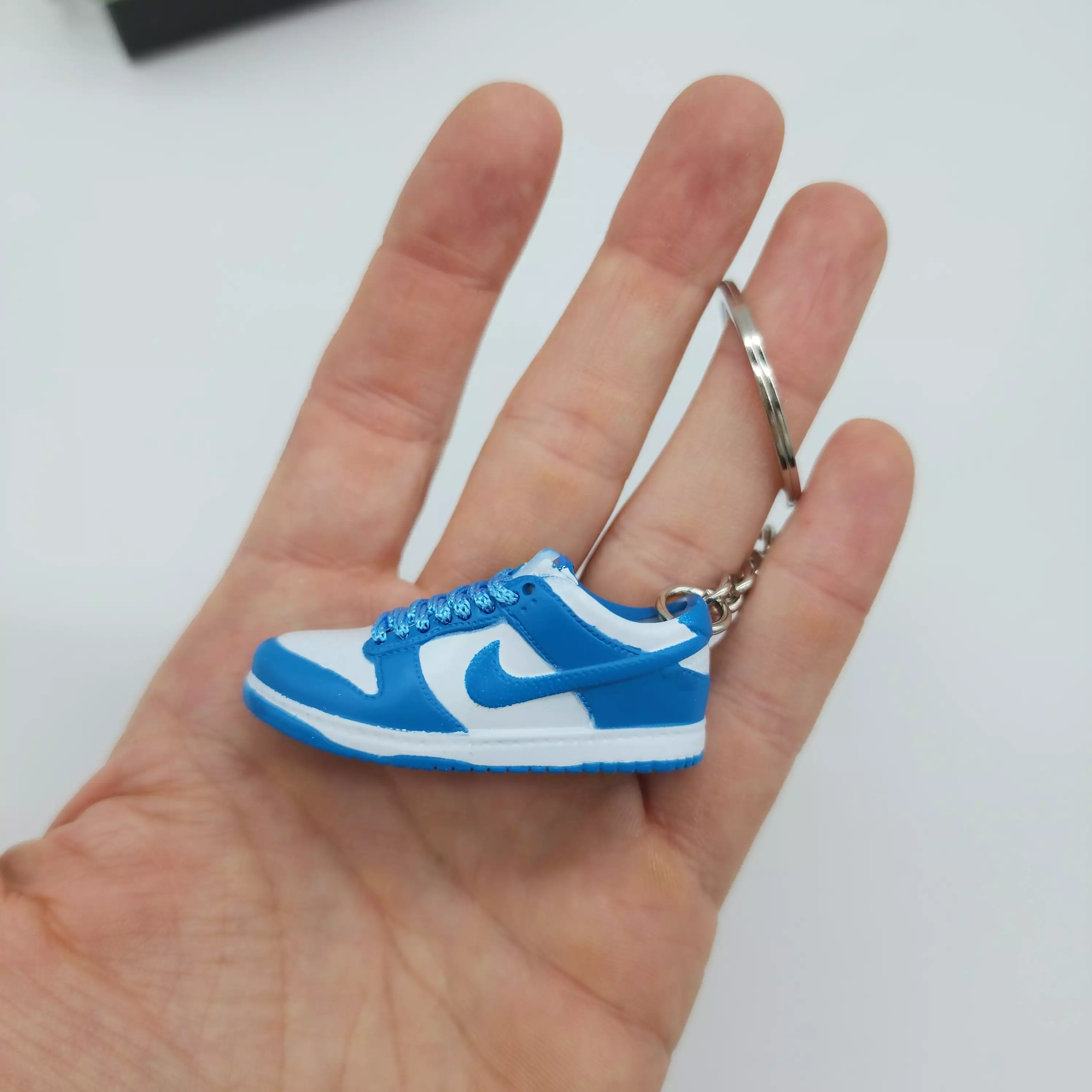 Mini Sneaker Keyring- Dunk (Blue/White)