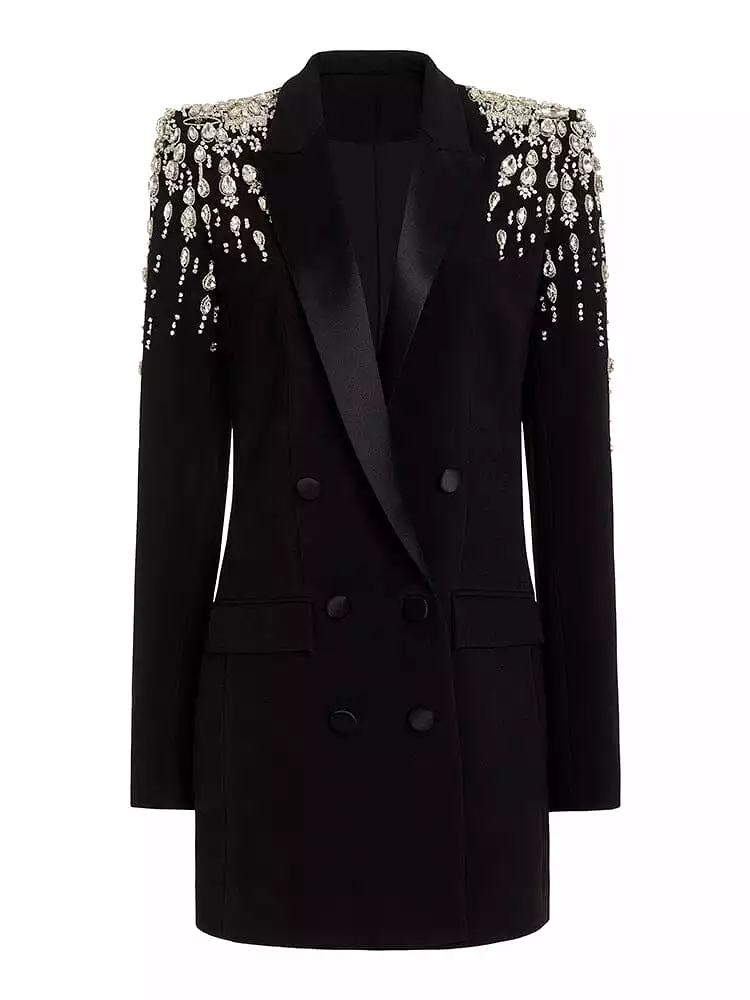 Nats Black Blazer Dress