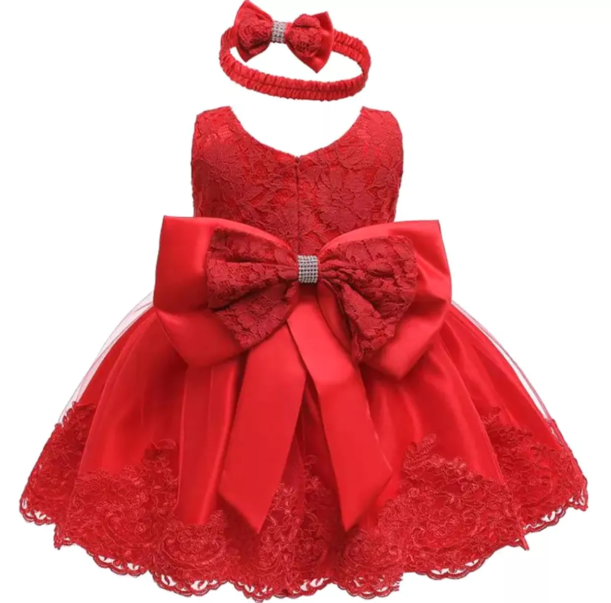 Newborn Baby Girls Princess Christmas Dress 24M S3167565