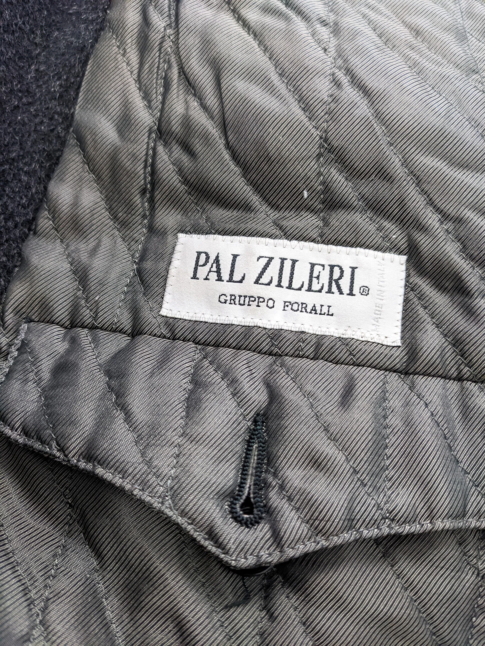 Pal Zileri Vintage Mens Wool & Mohair Duffel Coat, 1980s