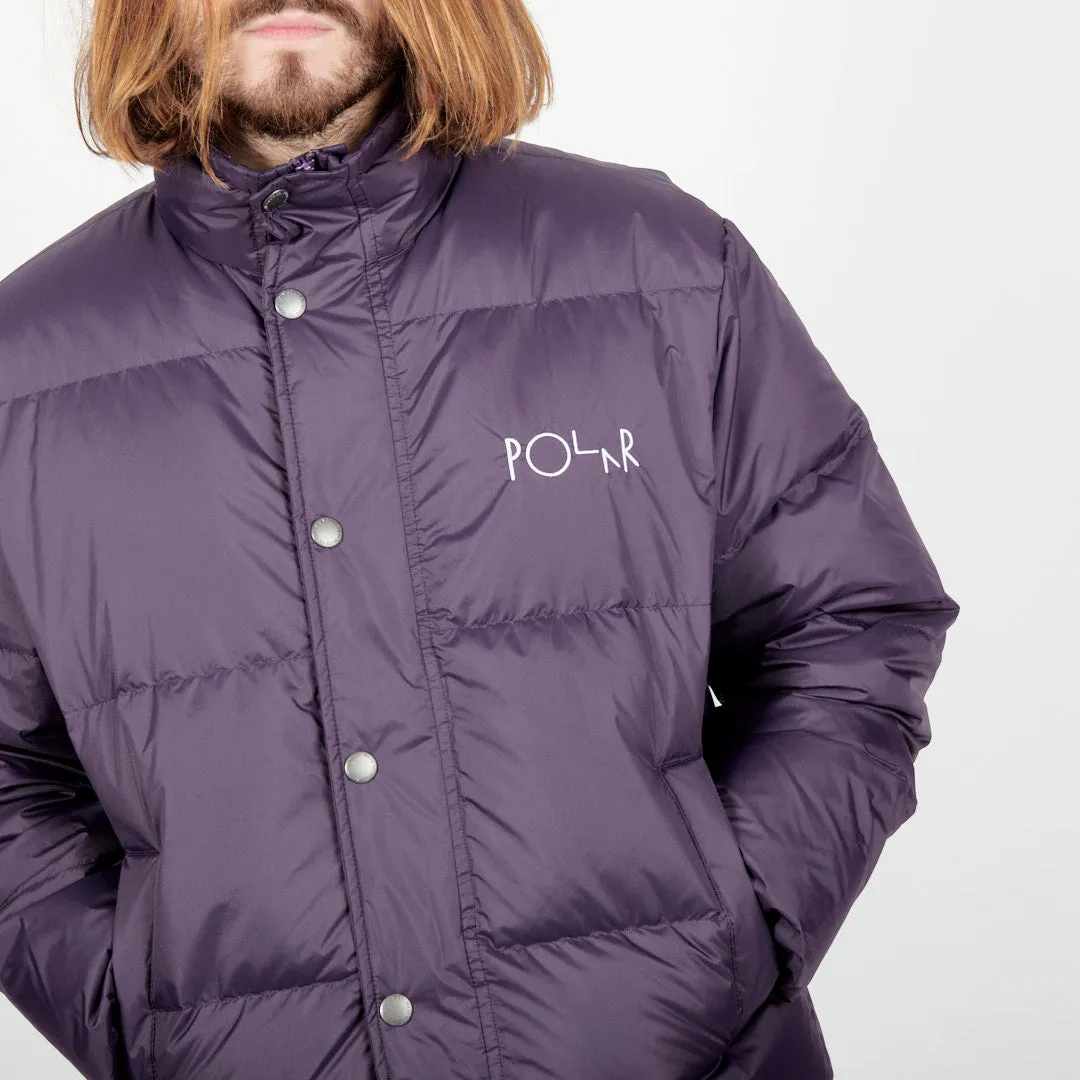 Polar Skate Co Basic Puffer Jacket - Dark Violet