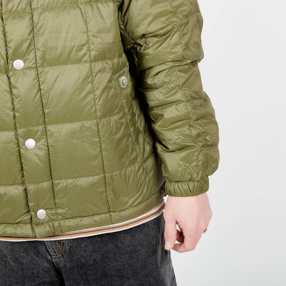 Polar Skate Co Lightweight Puffer Jacket - Army Green