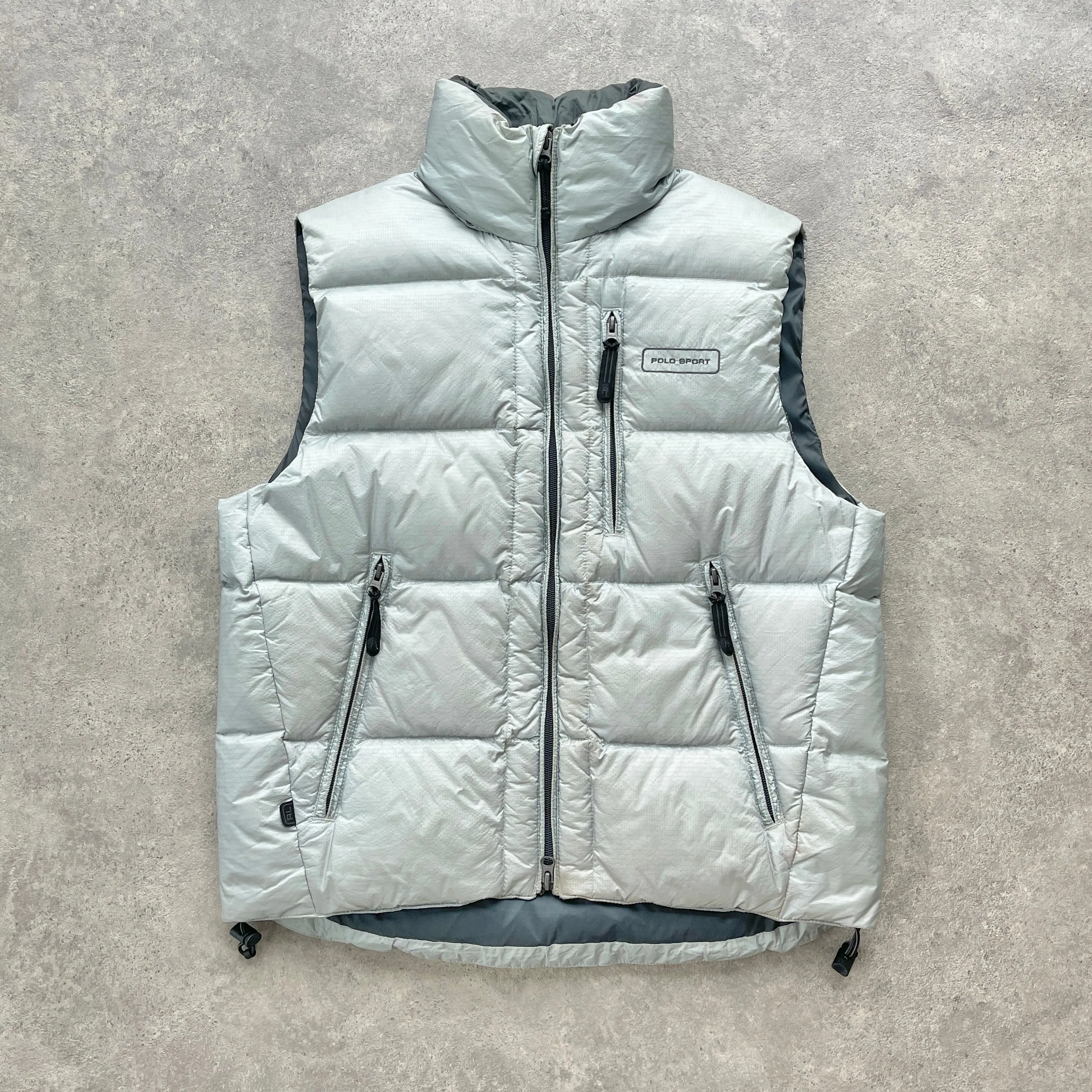 Polo Sport Ralph Lauren 1990s heavyweight down fill puffer gilet (S)