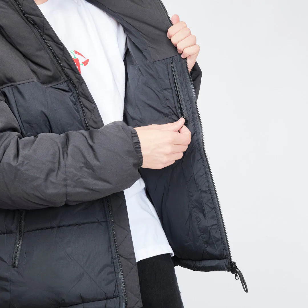 Pop Trading Company - Alex Puffer Jacket (Black)