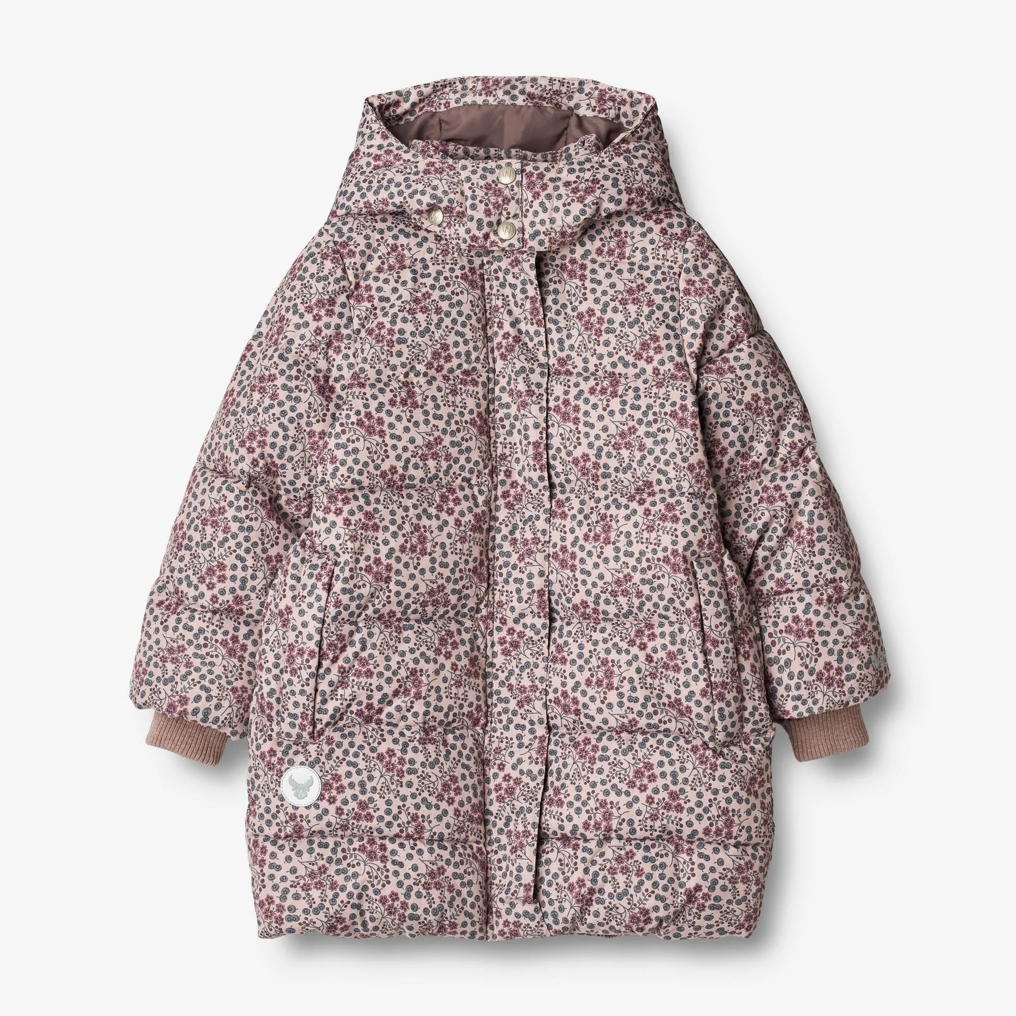 Puffer Coat Yrsa - pale lilac berries