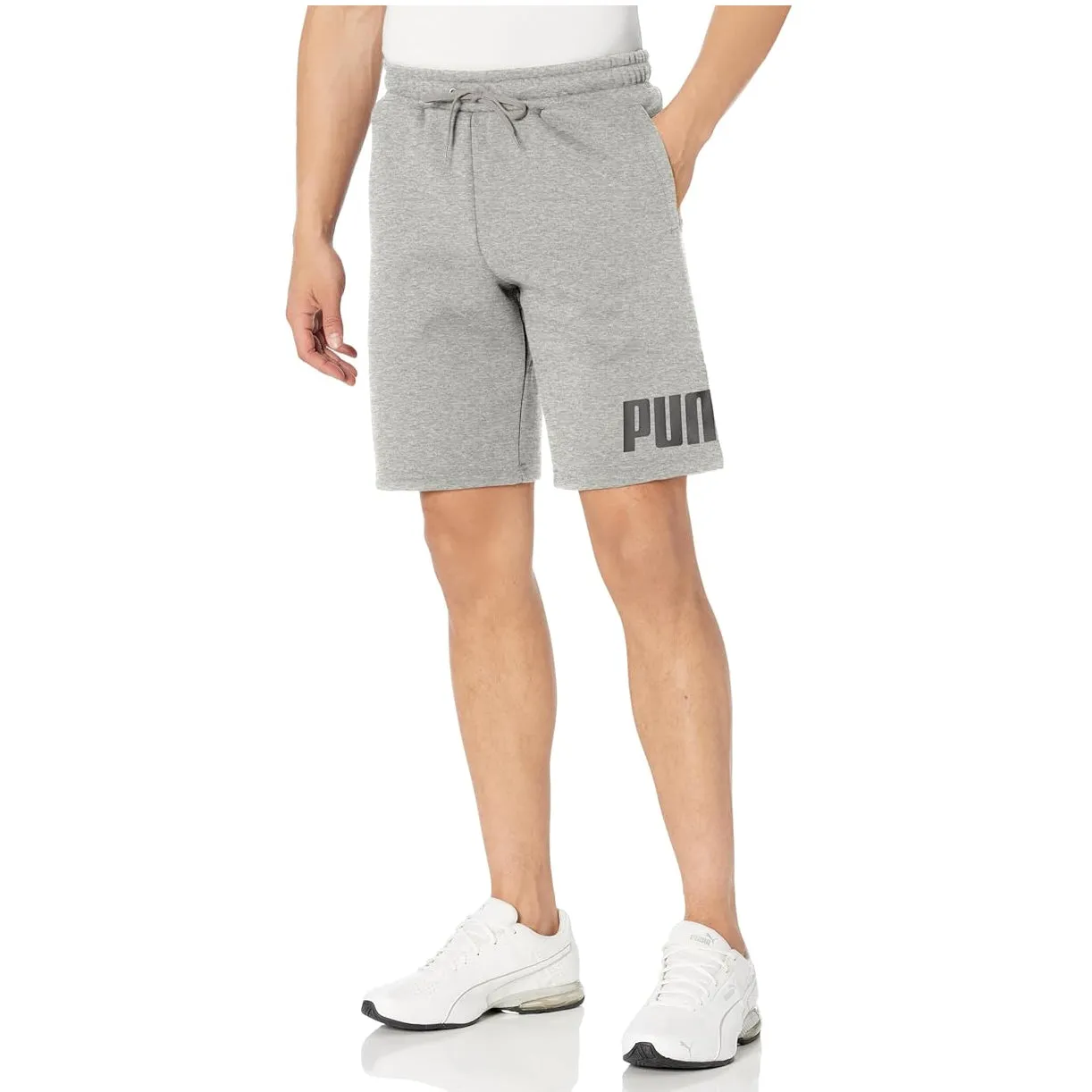 Puma Men's Big Logo Fleece Shorts 10