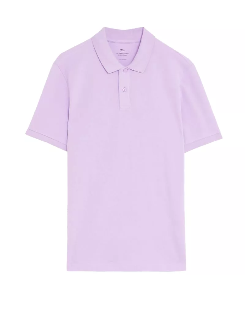 Pure Cotton Pique Polo Shirt