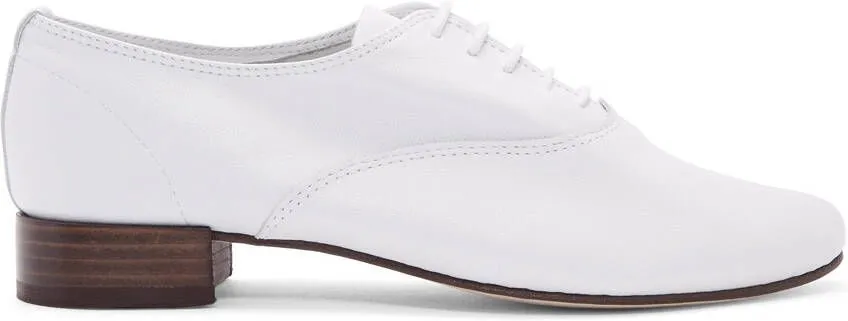 Repetto White Zizi Oxfords