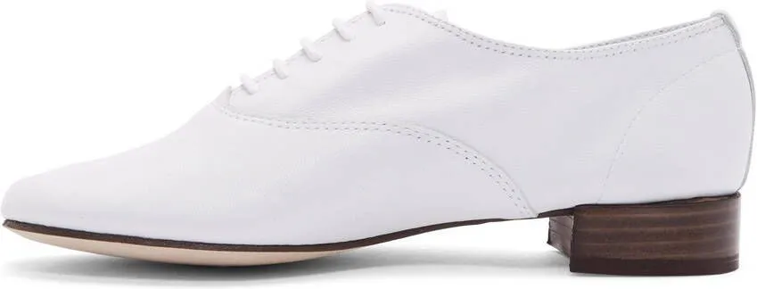 Repetto White Zizi Oxfords