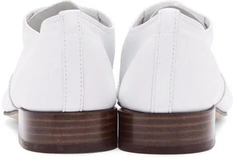 Repetto White Zizi Oxfords