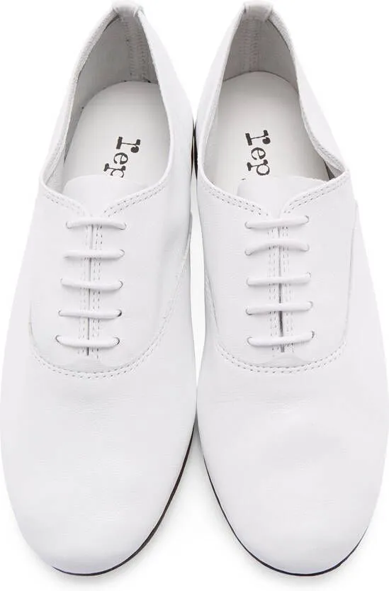 Repetto White Zizi Oxfords